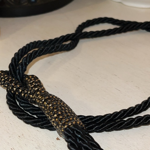Handmade OOAK 90’s Vintage Brass & Copper buckle & braided belt